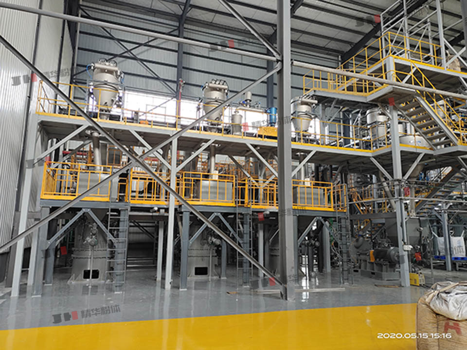 立式沖擊磨-石油焦-湖南某生產現場